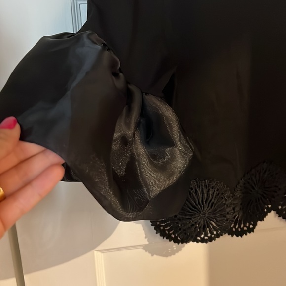 NWT SUZY ORGANZA PUFF SLEEVE TOP - Picture 4 of 7